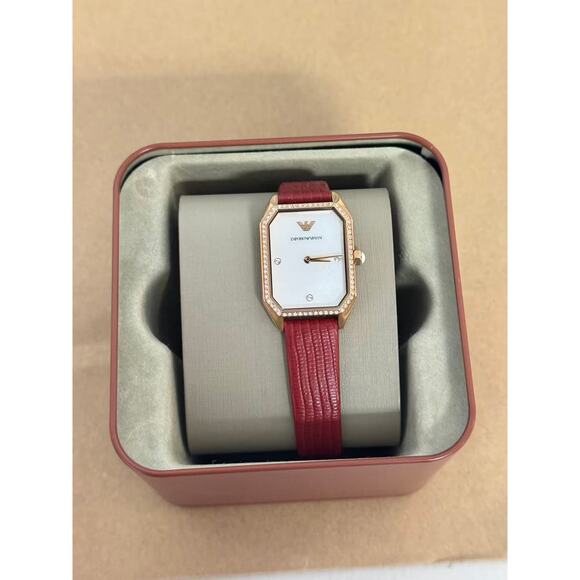 Emporio Armani AR11467 Gianni T-Bar Ladies Watch - Picture 1 of 5